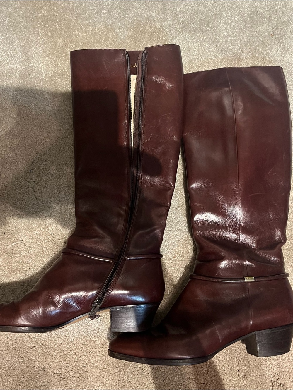 Authentic Salvatore Ferragamo Italian Women’s Riding Boots 6.5 - Picture 5 of 10